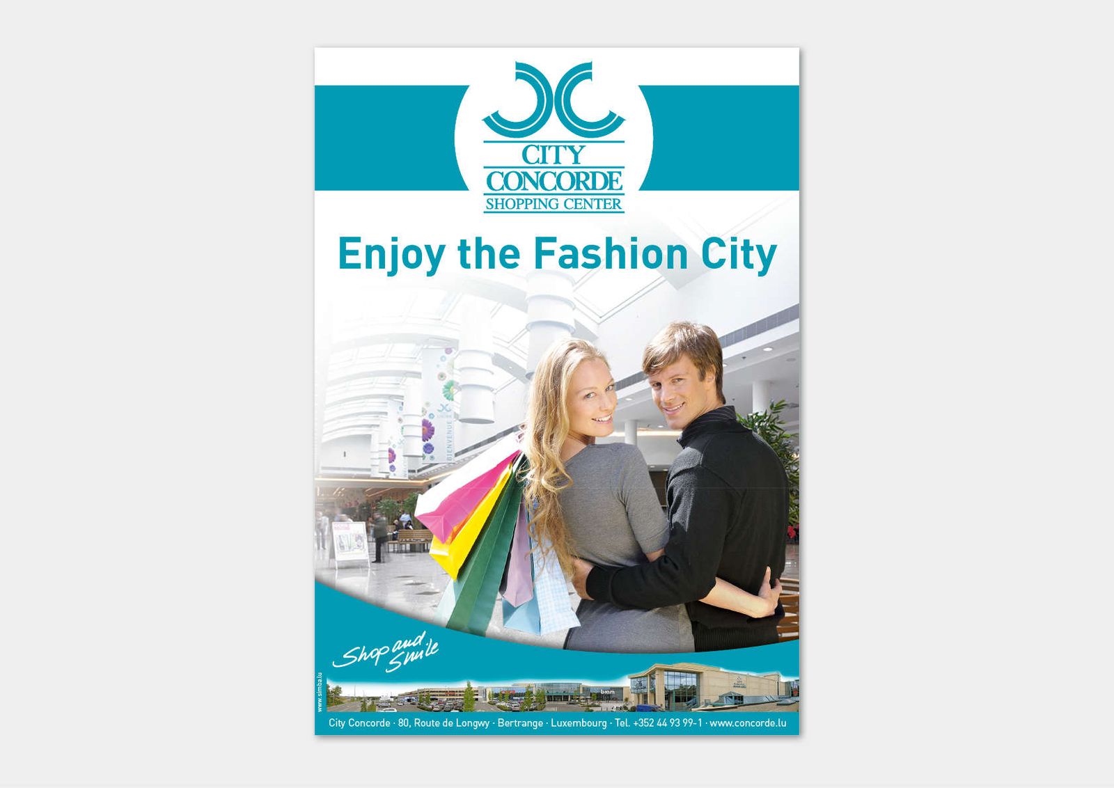 City Concorde: Shopping Center in Luxemburg – Ansicht 3