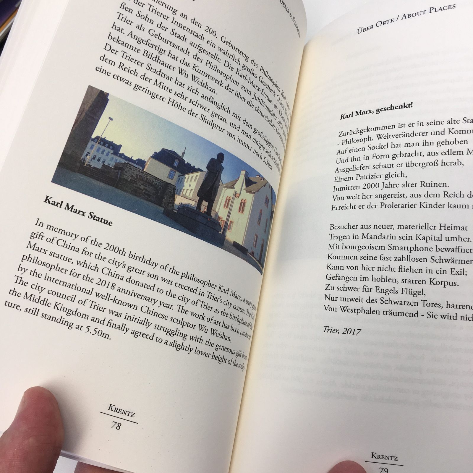 Buchdesign: Geschichten und Gedichte von Ulrich Krentz – Ansicht 2