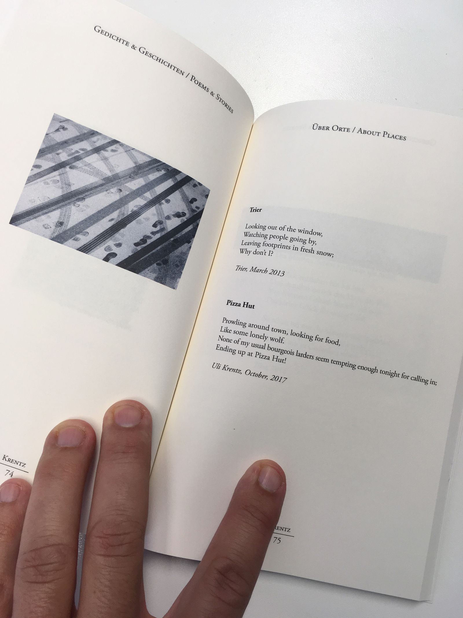 Buchdesign: Geschichten und Gedichte von Ulrich Krentz – Ansicht 4