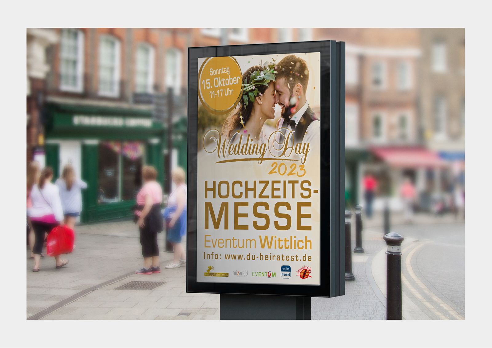 Sag Ja: Visual für eine Hochzeitsmesse – Ansicht 3
