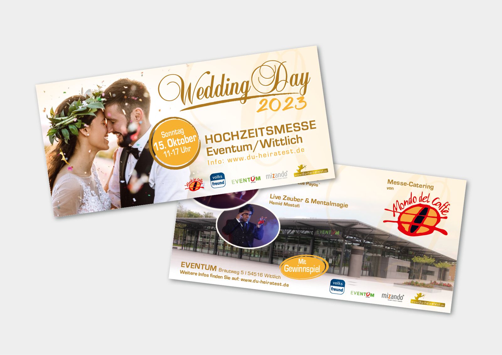 Sag Ja: Visual für eine Hochzeitsmesse – Ansicht 1
