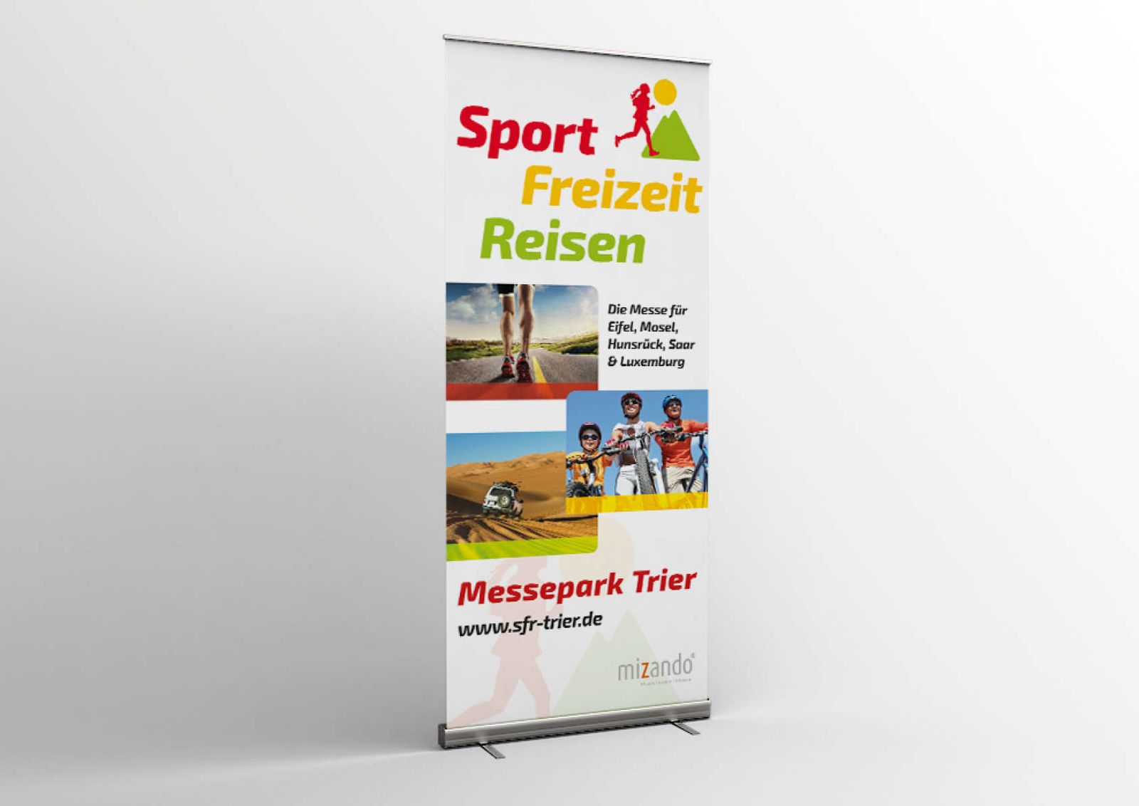 Messe in Trier: Corporate Design für Sport Freizeit Reisen – Ansicht 5
