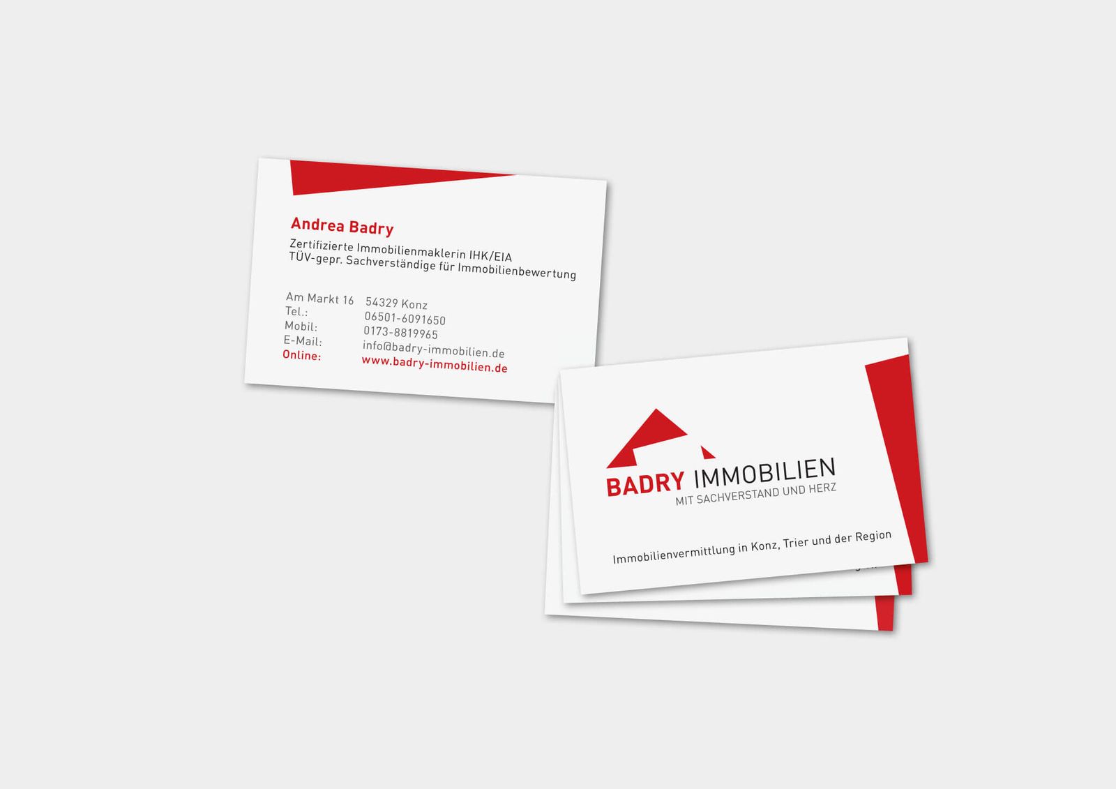 Corporate Design für Immobilien Badry – Ansicht 2