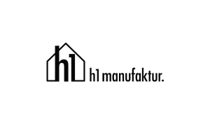 Logo h1 manufaktur – Fliesen und mehr