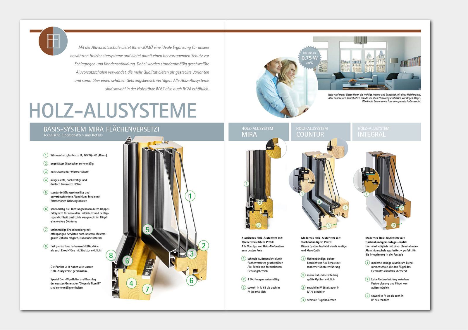 Jomü Imagebroschüre Alufensterfabrik