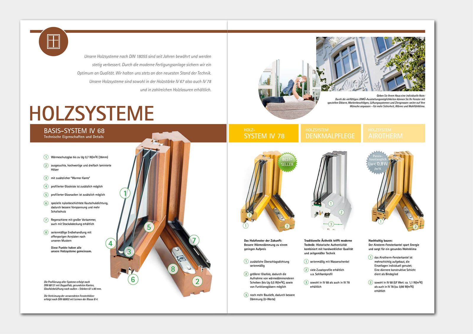 Jomü Imagebroschüre Holzsysteme