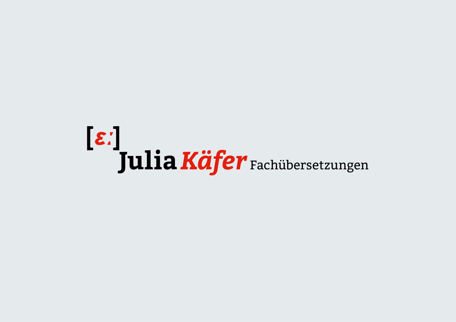 Logo Julia Käfer Fachübersetzungen
