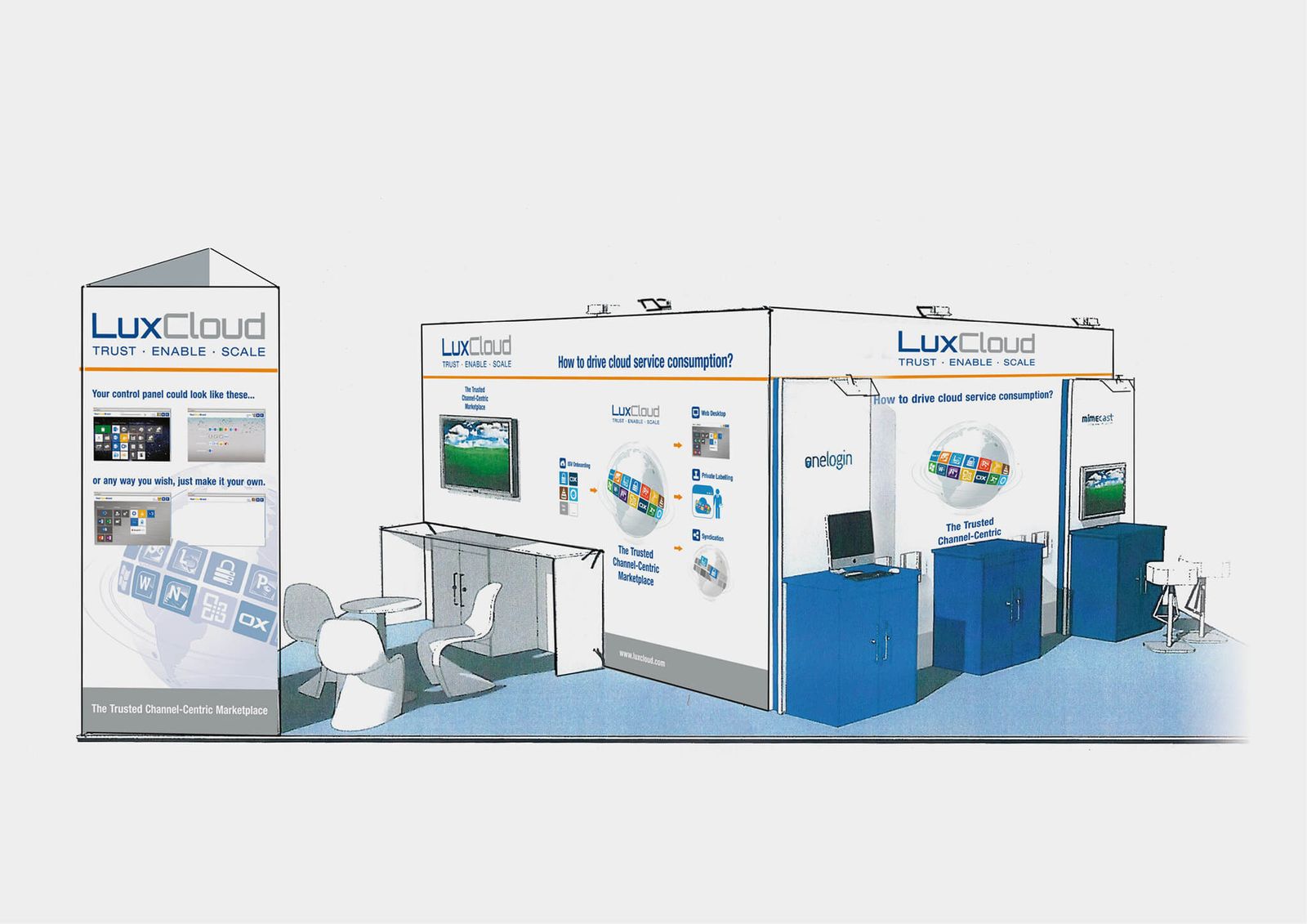 Corporate Identity: Branding für LuxCloud – Ansicht 6
