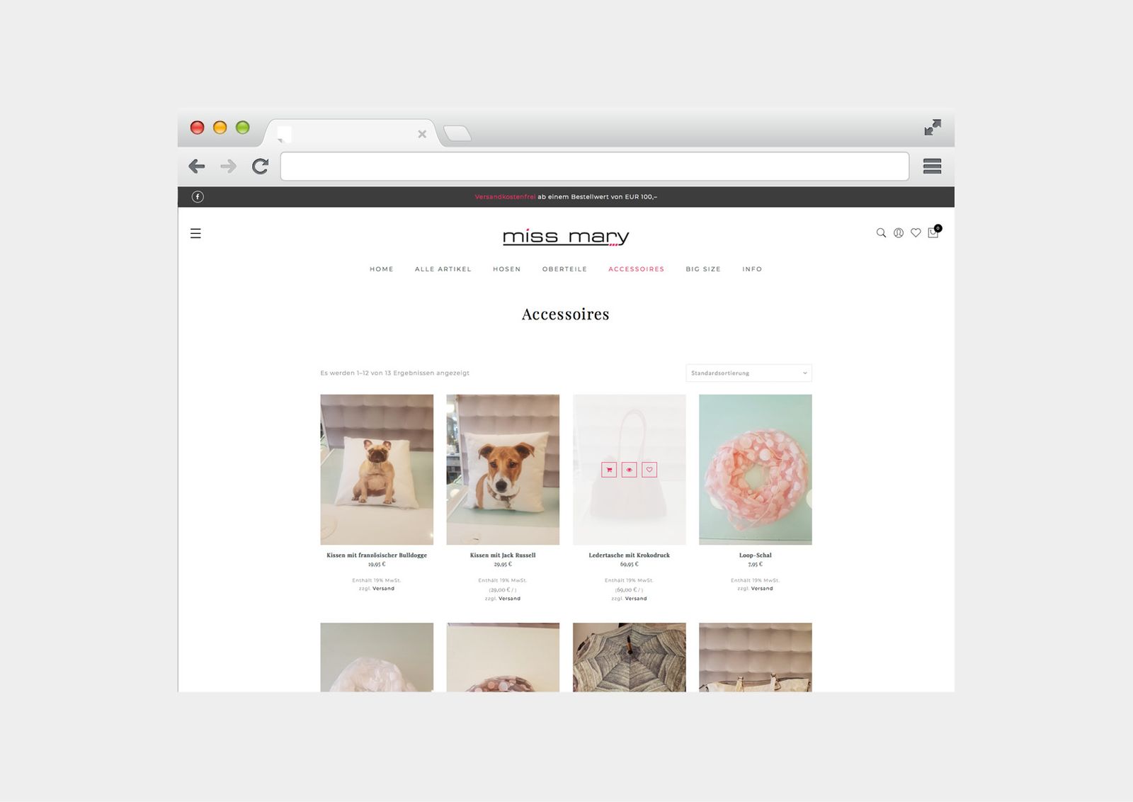 Webshop und Klassisch: Miss Mary Trendstore – Ansicht 7