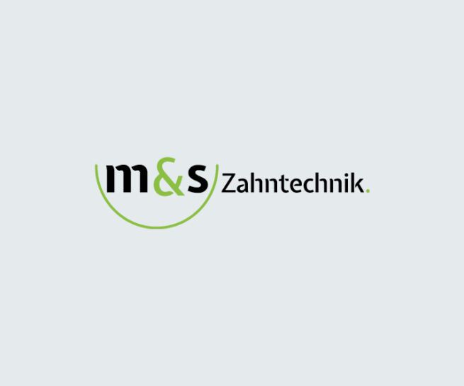 Wort-Bildmarke und Corporate Design für m&s Zahntechnik aus Trier