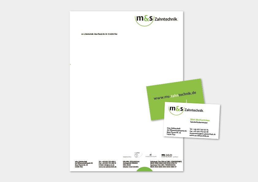 Logo m&s Zahntechnik – Ansicht 4