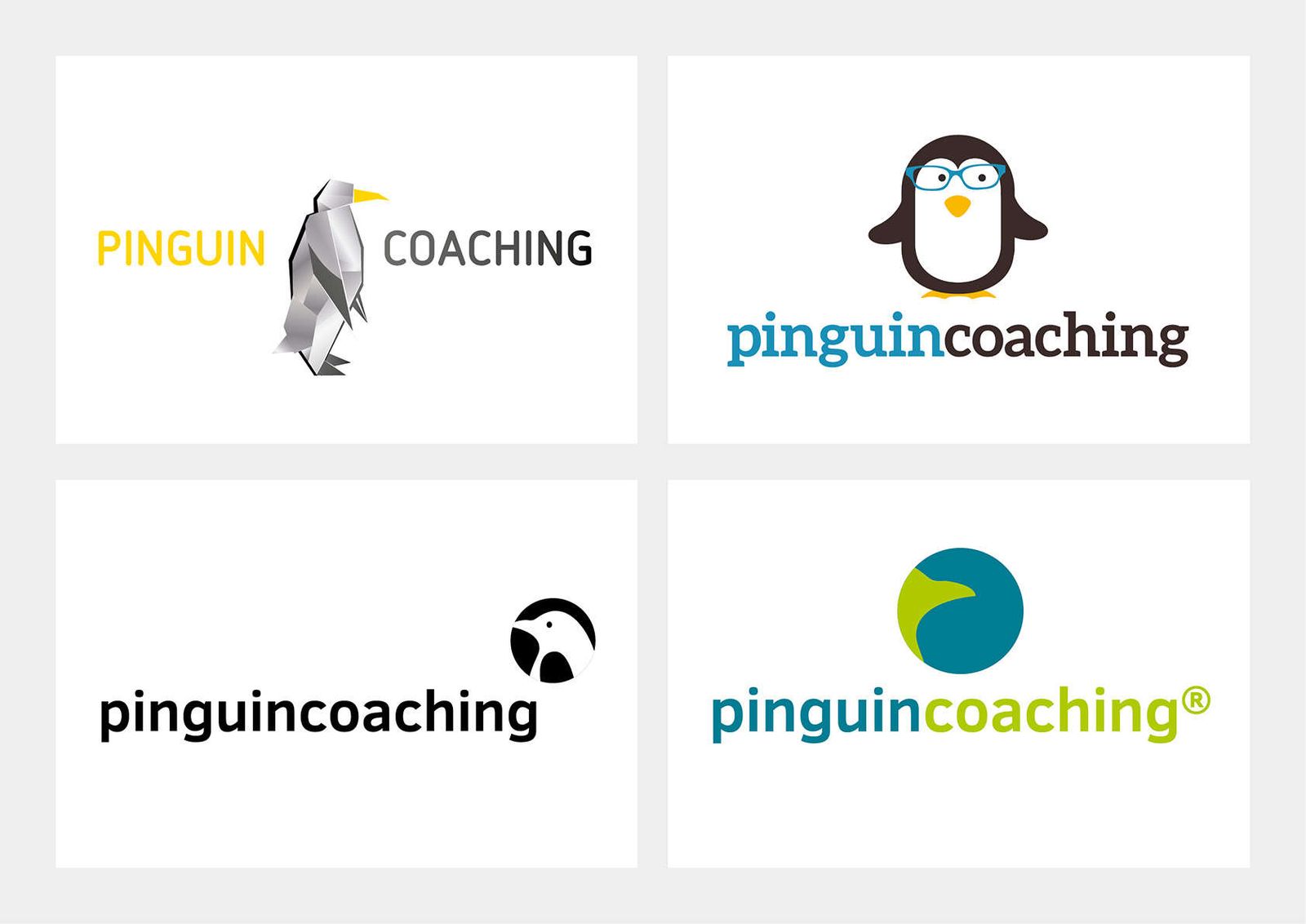 Wort-Bildmarke für Pinguin-Coaching – Ansicht 1