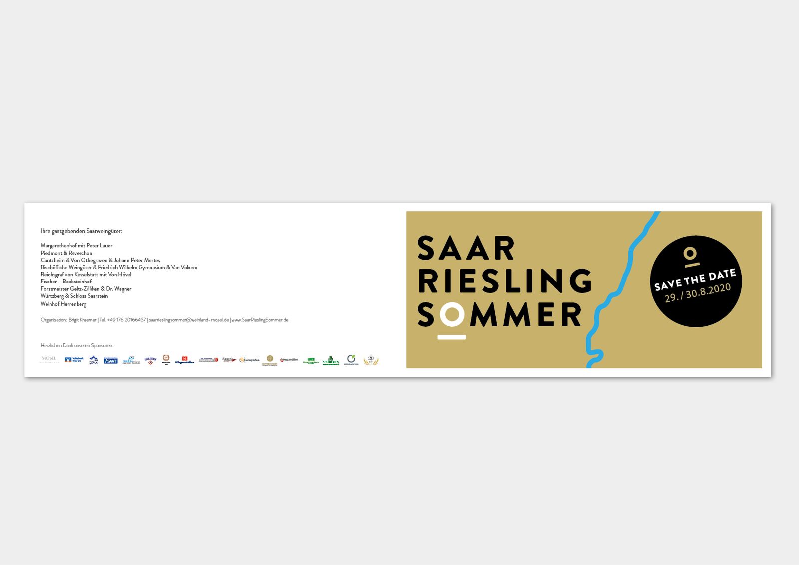 Das neue Logo Saar Riesling Sommer auf Gold – Ansicht 12