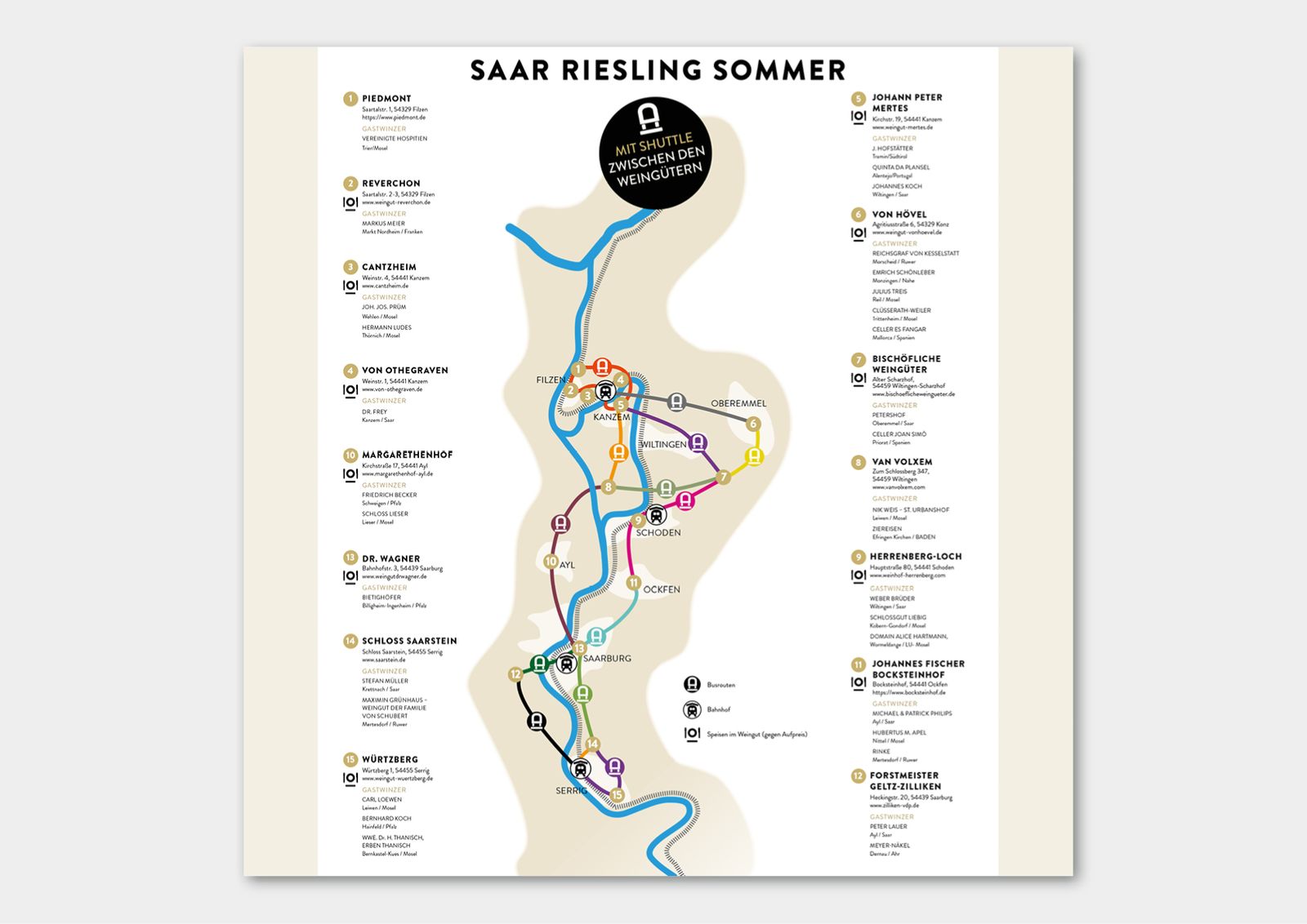 Das neue Logo Saar Riesling Sommer auf Gold – Ansicht 6