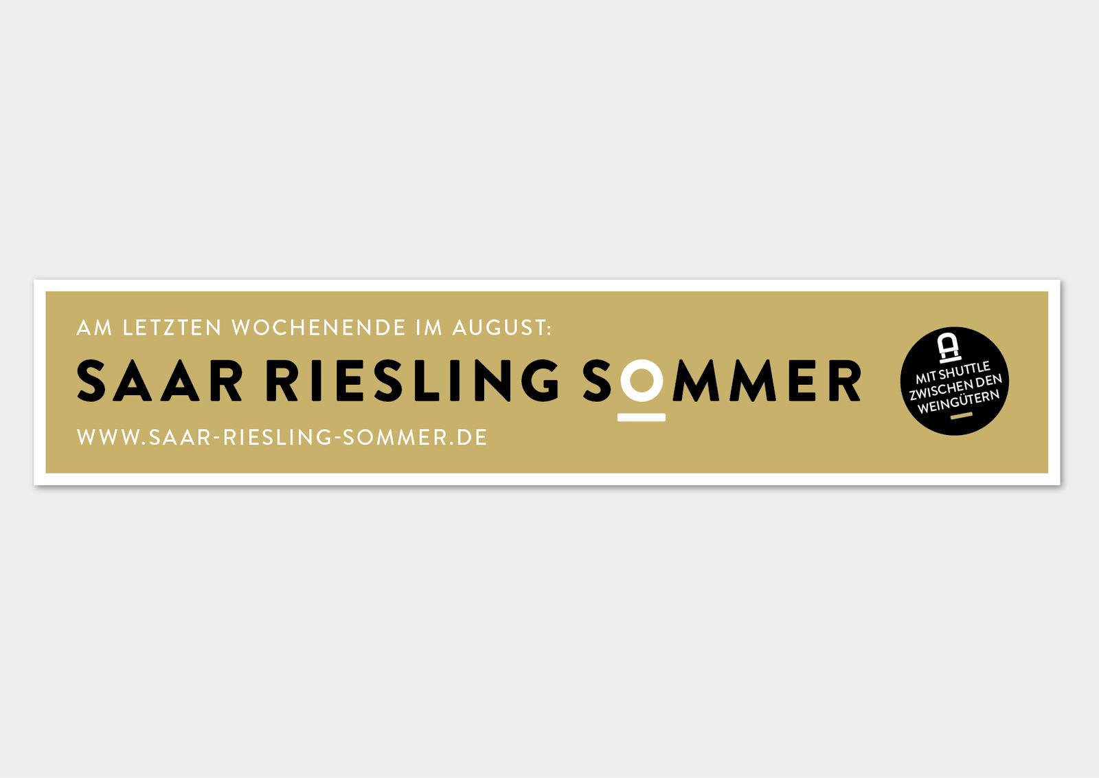 Das neue Logo Saar Riesling Sommer auf Gold – Ansicht 7